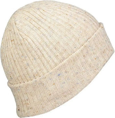 Pacific Headwear P600K Tweed Beanie - Cream - Ivory / 7’’ - 7 7/8’’
