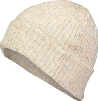 Pacific Headwear P600K Tweed Beanie - Cream - Ivory / 7’’ - 7 7/8’’