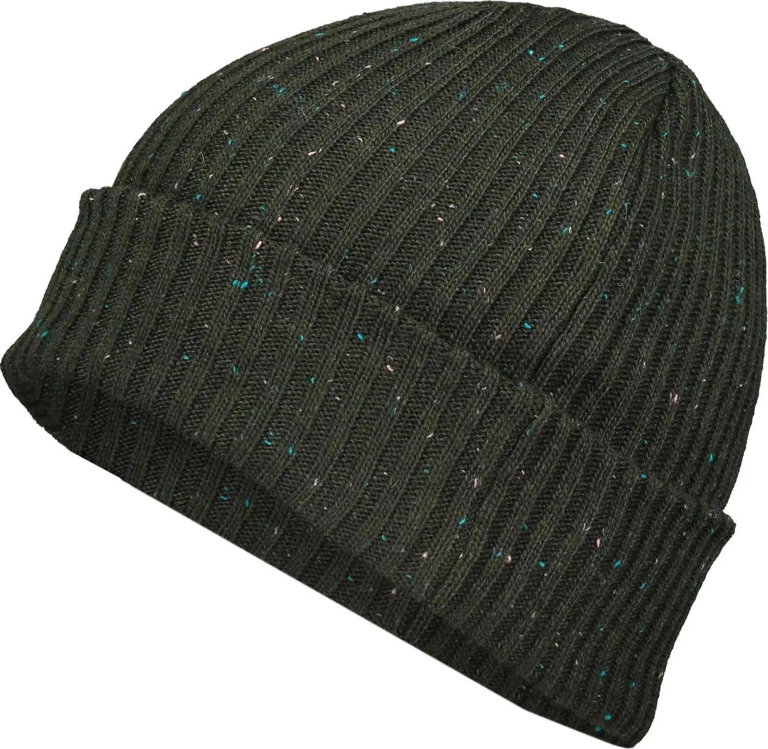 Pacific Headwear P600K Tweed Beanie - Dark Green - Forest / 7’’ - 7 7/8’’