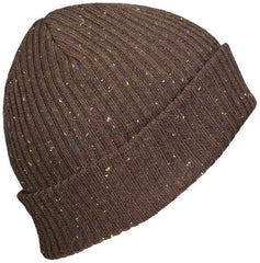 Pacific Headwear P600K Tweed Beanie - Espresso - Coffee / 7’’ - 7 7/8’’
