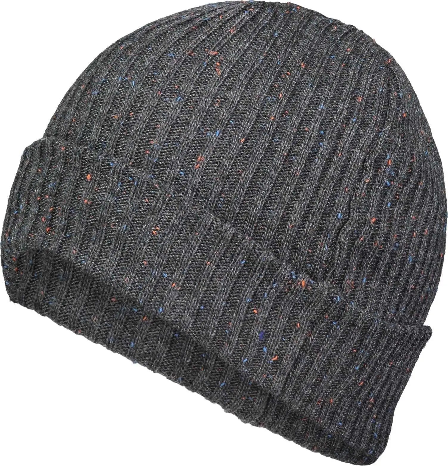 Pacific Headwear P600K Tweed Beanie - Graphite - Dark Gray / 7’’ - 7 7/8’’