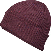 Pacific Headwear P600K Tweed Beanie - Maroon (Hlw) - Maroon / 7’’ - 7 7/8’’