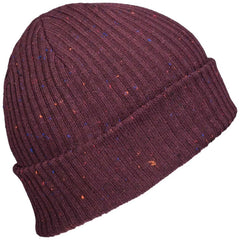 Pacific Headwear P600K Tweed Beanie - Maroon (Hlw) - Maroon / 7’’ - 7 7/8’’