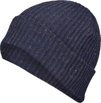 Pacific Headwear P600K Tweed Beanie - Navy - Navy / 7’’ - 7 7/8’’