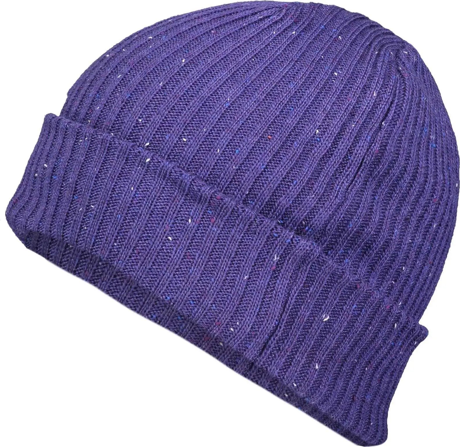 Pacific Headwear P600K Tweed Beanie - Purple - Purple / 7’’ - 7 7/8’’