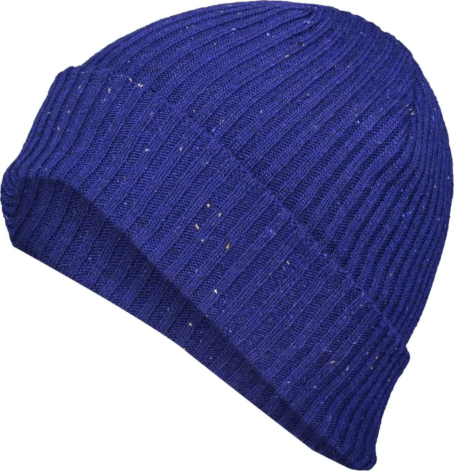 Pacific Headwear P600K Tweed Beanie - Royal - Royal / 7’’ - 7 7/8’’