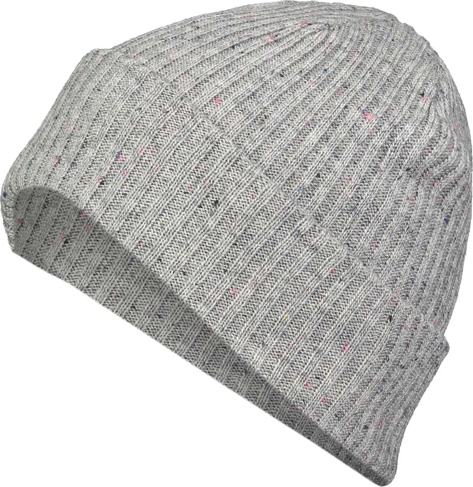 Pacific Headwear P600K Tweed Beanie - Silver - Light Gray / 7’’ - 7 7/8’’