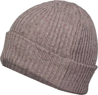 Pacific Headwear P600K Tweed Beanie - Walnut - Gray / 7’’ - 7 7/8’’