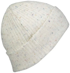 Pacific Headwear P600K Tweed Beanie - White - White / 7’’ - 7 7/8’’