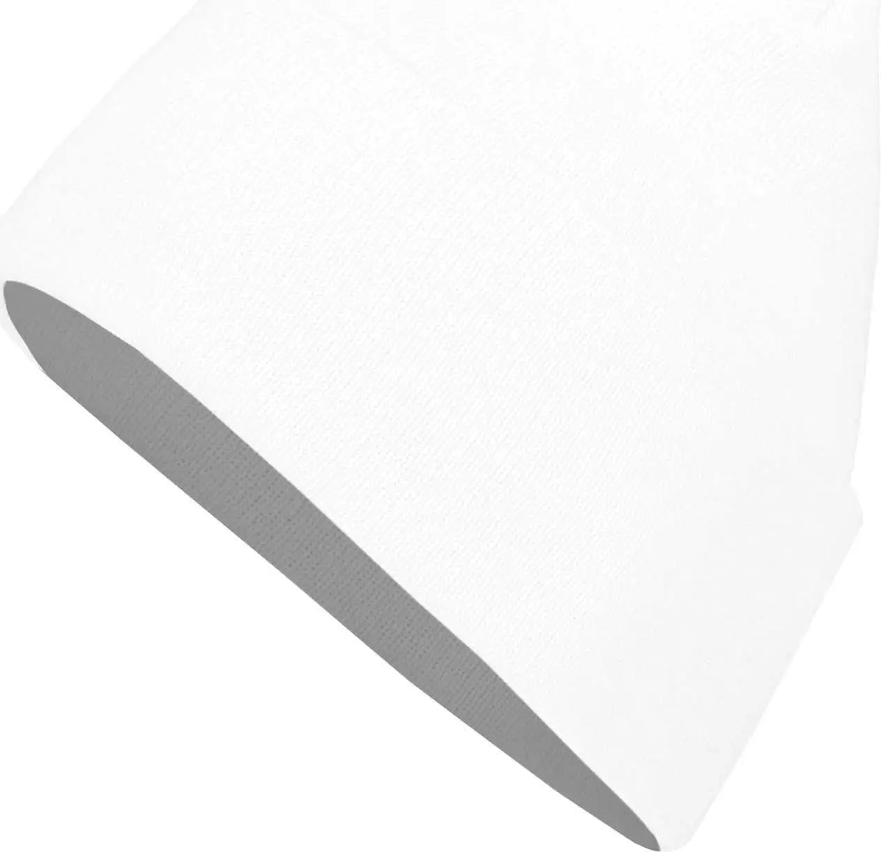 Pacific Headwear P605K Eco Revive Beanie - White - White / 7’’ 7 7/8’’
