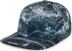 Pacific Headwear P680 MOSSY OAK GUIDE CAP - Mossy Oak Elements Aqua Blackfin - Mossy Oak Elements Aqua Blackfin / 7’’