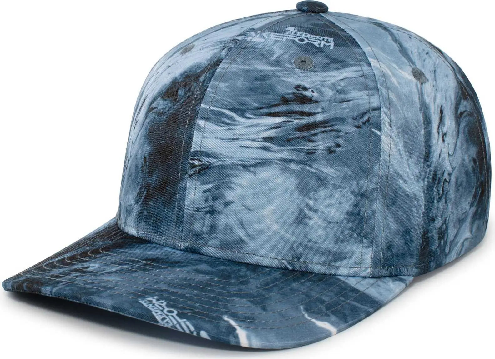 Pacific Headwear P680 MOSSY OAK GUIDE CAP - Mossy Oak Elements Wakeform High Seas - Mossy Oak Elements Wakeform High
