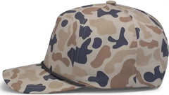 Pacific Headwear P685 Duck Camo 5-Panel Trucker Cap - Canyon - Canyon / 7’’ - 7 7/8’’