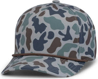 Pacific Headwear P685 Duck Camo 5-Panel Trucker Cap - Mallard - Mallard / 7’’ - 7 7/8’’