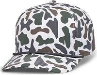 Pacific Headwear P685 Duck Camo 5-Panel Trucker Cap - Timberline - Timberline / 7’’ - 7 7/8’’