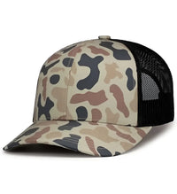 Pacific Headwear P686 Duck Camo Trucker Snapback Cap - Canyon Lt Charcoal Canyon - Canyon Lt Charcoal Canyon / 7’’ - 7