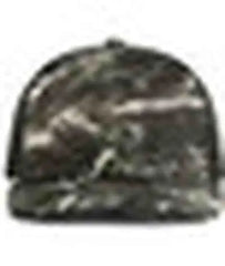 Pacific Headwear P691 Mossy Oak Low Profile Trucker Pacflex Cap - Elements Agua Blacktip Black Elements Agua Blacktip