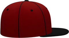 Pacific Headwear P724 5-Panel Mesh Overlay Trucker Snapback - White - White / 7’’ - 7 7/8’’