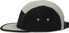 Pacific Headwear P781 Packable Camper Cap - Black Silver - Black Light Gray / 7’’ - 7 7/8’’