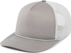 Pacific Headwear P782 Foamie Fresh Trucker Cap - Graphite Silver Graphite - Dark Gray Light Gray / 7’’ - 7 7/8’’