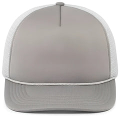 Pacific Headwear P782 Foamie Fresh Trucker Cap - Graphite Silver Graphite - Dark Gray Light Gray / 7’’ - 7 7/8’’