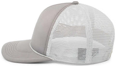 Pacific Headwear P782 Foamie Fresh Trucker Cap - Graphite Silver Graphite - Dark Gray Light Gray / 7’’ - 7 7/8’’