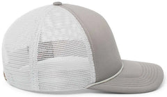 Pacific Headwear P782 Foamie Fresh Trucker Cap - Graphite Silver Graphite - Dark Gray Light Gray / 7’’ - 7 7/8’’