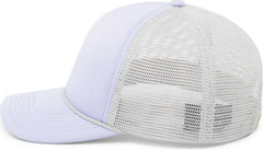 Pacific Headwear P782 Foamie Fresh Trucker Cap - Lavender Silver Lavender - Purple Light Gray / 7’’ - 7 7/8’’