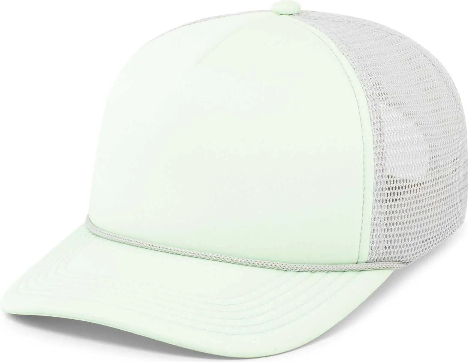 Pacific Headwear P782 Foamie Fresh Trucker Cap - Mint Silver Mint - Mint Light Gray / 7’’ - 7 7/8’’