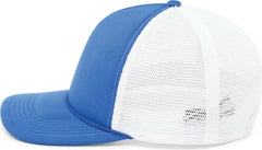 Pacific Headwear P782 Foamie Fresh Trucker Cap - Royal White Royal - Royal White / 7’’ - 7 7/8’’