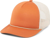 Pacific Headwear P782 Foamie Fresh Trucker Cap - Rust Khaki Rust - Burnt Orange Khaki / 7’’ - 7 7/8’’