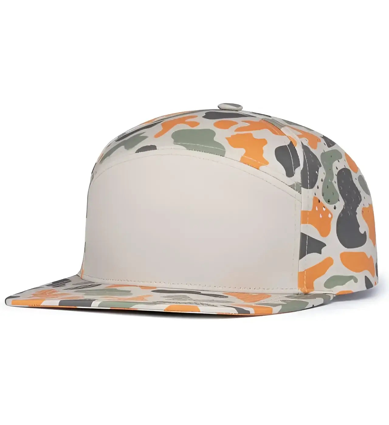 Pacific Headwear P788 Perforated 6-Panel Arch Cap - Khaki Blaze Camo Blaze Camo - Khaki Blaze Camo Blaze Camo / 7’’ - 7