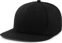 Pacific Headwear P820 Momentum Team Cap - Black - Black / 7’’ 7 7/8’’