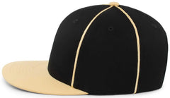 Pacific Headwear P820 Momentum Team Cap - Black Vegas Gold