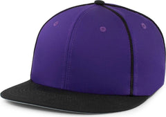 Pacific Headwear P820 Momentum Team Cap - Purple Black - Purple Black / 7’’ 7 7/8’’