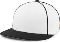 Pacific Headwear P820 Momentum Team Cap - White Black - White Black / 7’’ 7 7/8’’