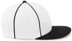 Pacific Headwear P820 Momentum Team Cap - White Black