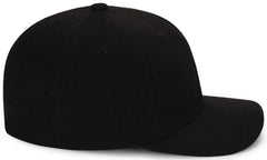 Pacific Headwear P821 Pro Wool Pacflex Cap - Black