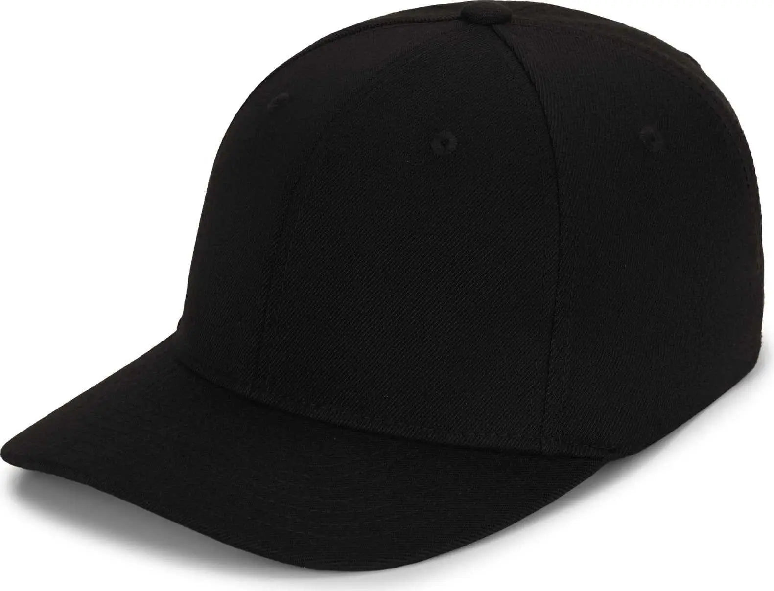 Pacific Headwear P821 Pro Wool Pacflex Cap - Black - Black / 6 1/2’’ 7’’