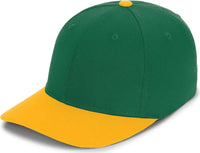 Pacific Headwear P821 Pro Wool Pacflex Cap - Dark Green Gold - Forest Gold / 6 1/2’’ 7’’