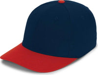 Pacific Headwear P821 Pro Wool Pacflex Cap - Navy Red - Navy Red / 6 1/2’’ 7’’