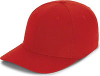Pacific Headwear P821 Pro Wool Pacflex Cap - Red - Red / 6 1/2’’ 7’’