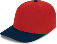 Pacific Headwear P821 Pro Wool Pacflex Cap - Red Navy - Red Navy / 6 1/2’’ 7’’