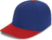 Pacific Headwear P821 Pro Wool Pacflex Cap - Royal Red - Royal Red / 6 1/2’’ 7’’