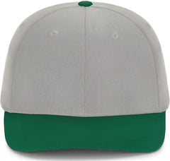 Pacific Headwear P821 Pro Wool Pacflex Cap - Silver Dark Green