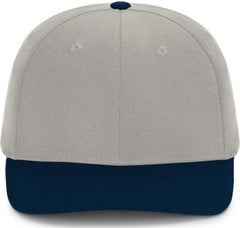 Pacific Headwear P821 Pro Wool Pacflex Cap - Silver Navy