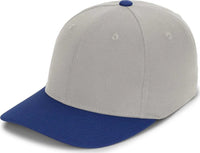 Pacific Headwear P821 Pro Wool Pacflex Cap - Silver Royal - Light Gary Royal / 6 1/2’’ 7’’