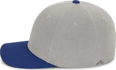 Pacific Headwear P821 Pro Wool Pacflex Cap - Silver Royal
