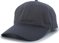 Pacific Headwear PE8 Unstructured Buckle Back Cap - Graphite - Dark Gray / 7’’ - 7 7/8’’