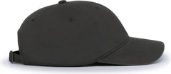 Pacific Headwear V57 Blank Vintage Buckle Strap Adjustable Cap - Charcoal - Dark Gray / OS